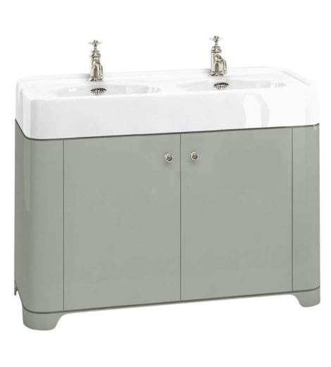 *Ex-display* Arcade 1200mm Double Basin Floor Standing Vanity Unit