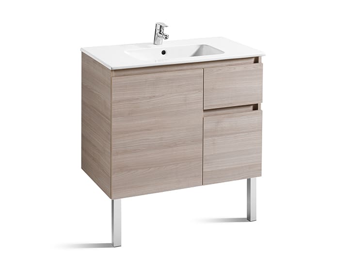 Roca Anima Vanity Unit & Basin 1000mm - Textured Grey