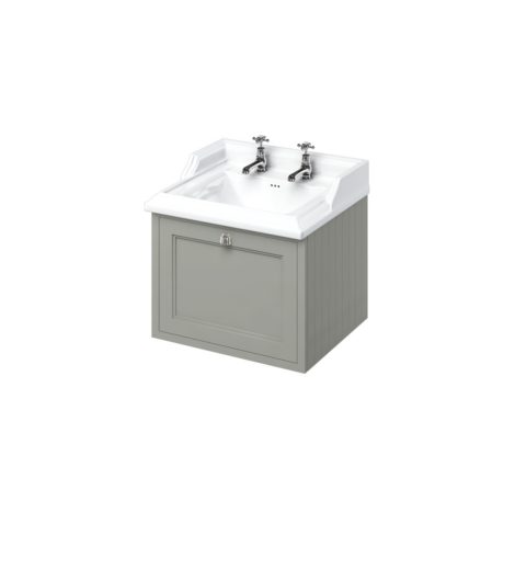 Burlington 65cm Wall Hung Vanity Unit & Classic Basin