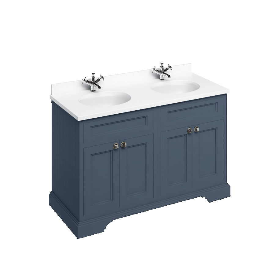 *Ex-display* Burlington 130cm Double Vanity Unit, Worktop & Basin