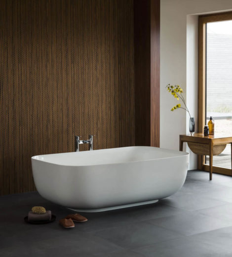 Clearwater Duo ClearStone 1550 x 950mm Freestanding Bath