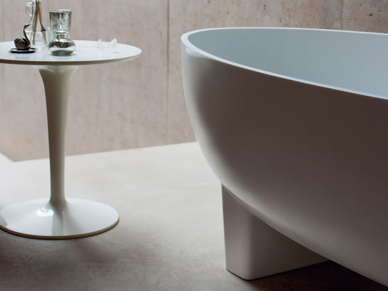 Clearwater Lacrima Natural Stone 1690 x 800mm Freestanding Bath - Image 3