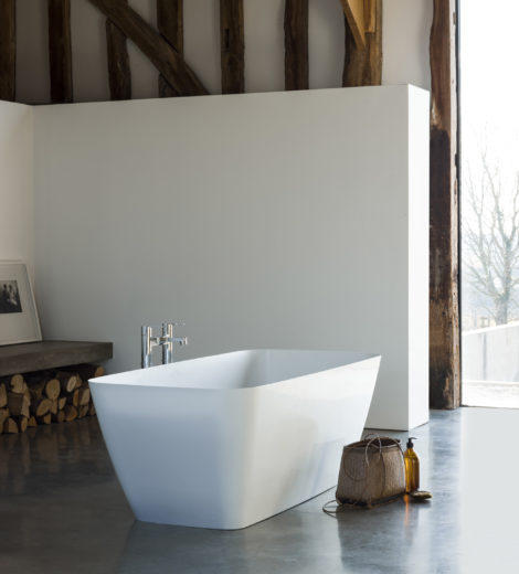 Clearwater Vicenza Clear Stone Petite Bath 1524 x 800mm