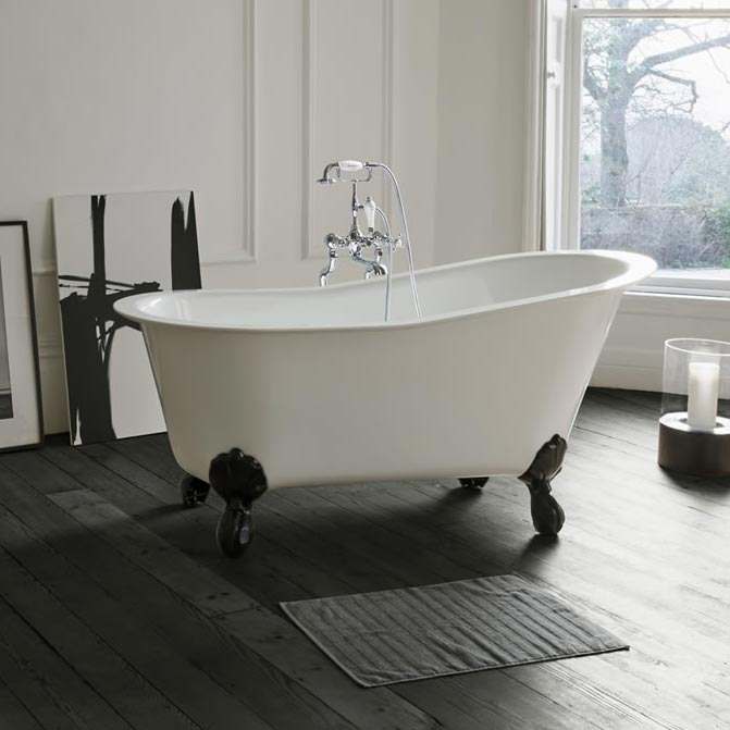 *Ex-display* Clearwater Romano ClearStone Freestanding Bath 1690 x 750mm - Image 2