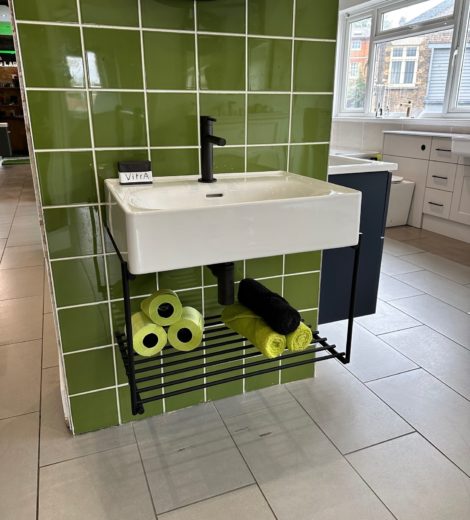 *Ex-display* Vitra Equal 600mm Basin & Console - Black